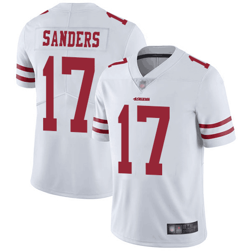 Men's San Francisco 49ers #17 Emmanuel Sanders White Vapor Untouchable Limited Stitched NFL Jersey